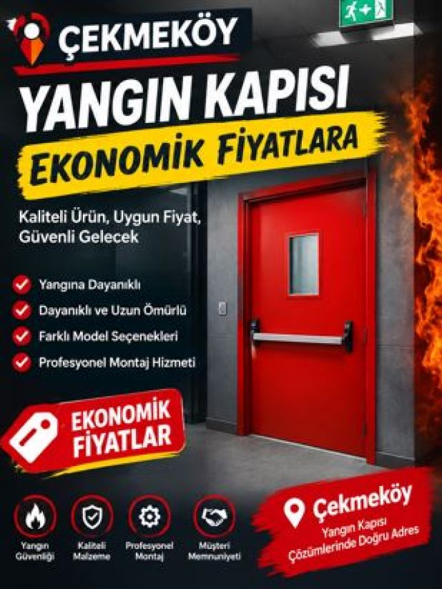 Çekmeköy Ekonomik Fiyatlara Yangın Kapısı | Uygun Fiyatlı İmalat ve Satış