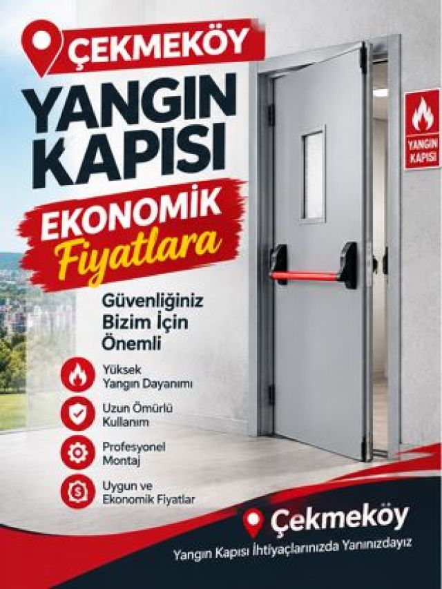 Çekmeköy Ucuz Fiyatlara Yangın Kapısı Satışı | Ekonomik Yangın Kapıları